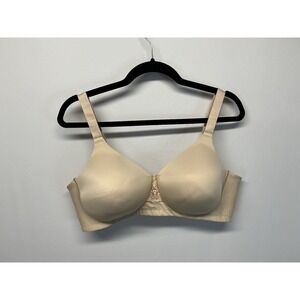 Vanity Fair wireless wirefree smooth Lightly Lined bra Beige 42C‎ 71380 EUC